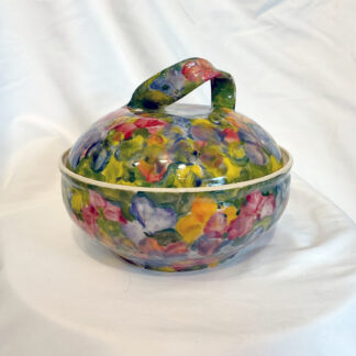 Floral casserole (vented lid)