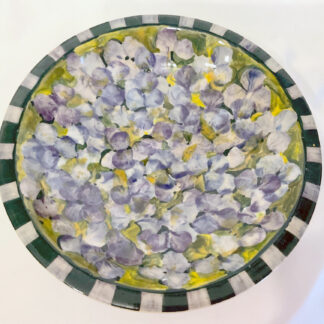 Violets w/ dark green