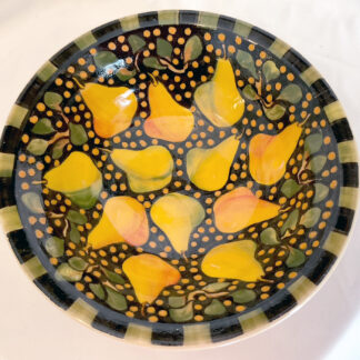 pears w/ gold dots