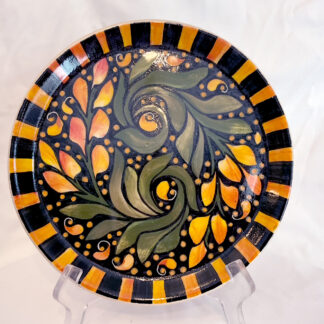 orange glad plate
